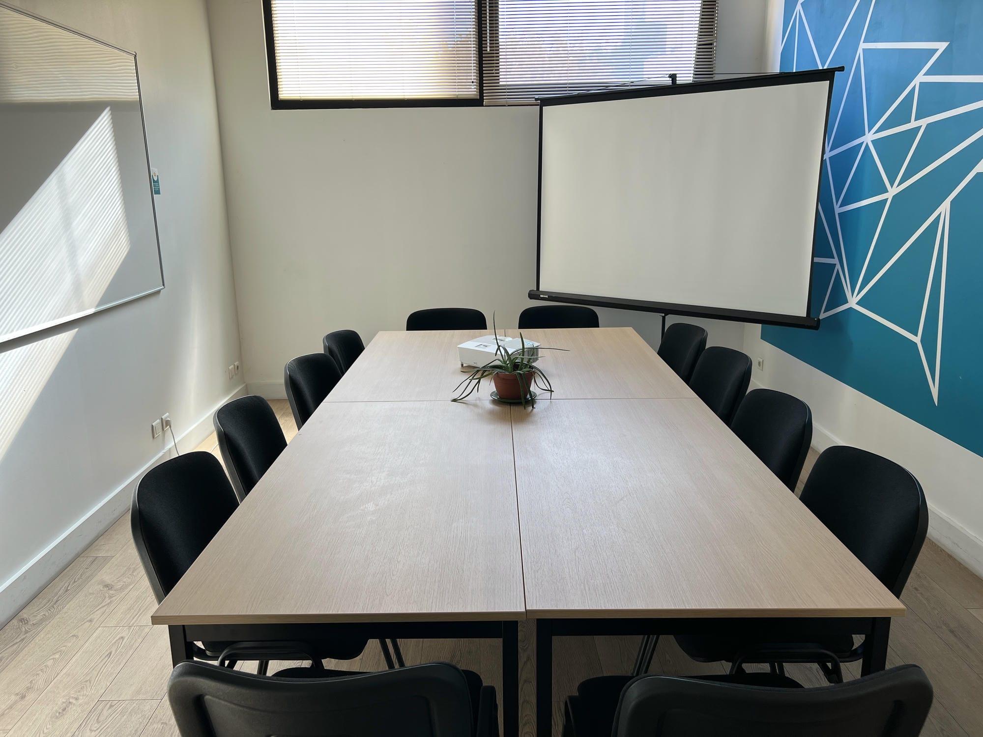 Salle de réunion 12 personnes Villeurbanne République - Meeting room for 12 people, Villeurbanne République