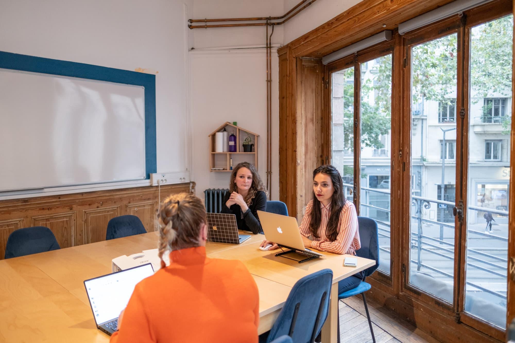 Salle privatisable pour des ateliers de travail en équipe à Lyon 3 - Private room for team workshops in Lyon 3