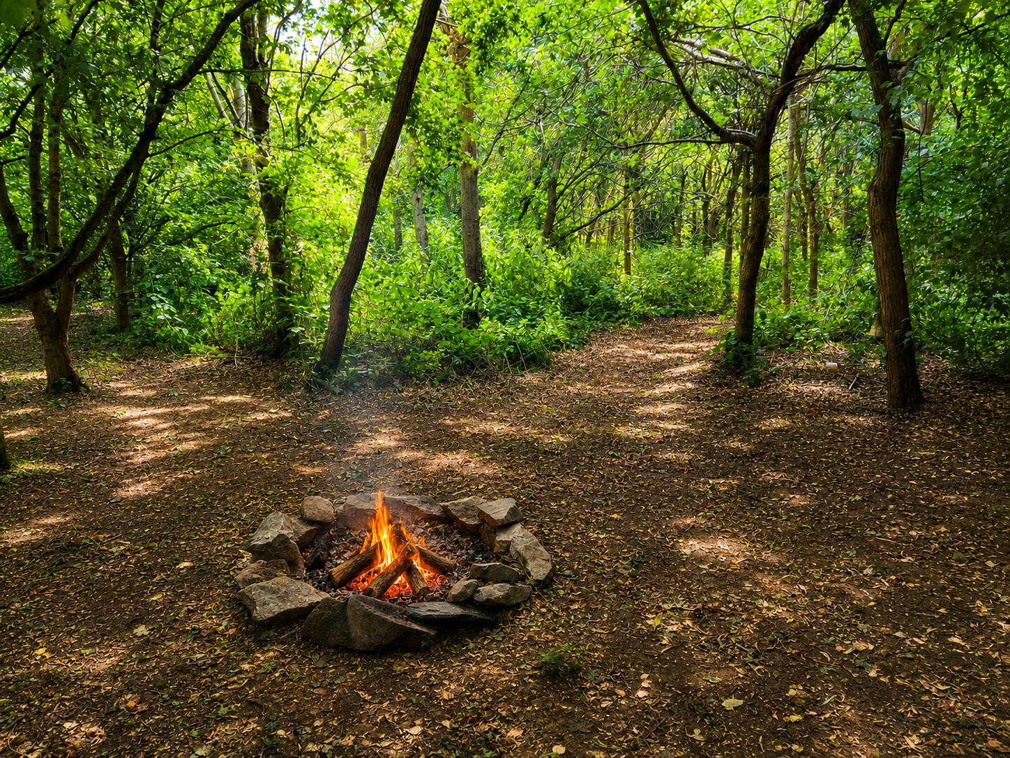 The Nook woodland pitch - view 3